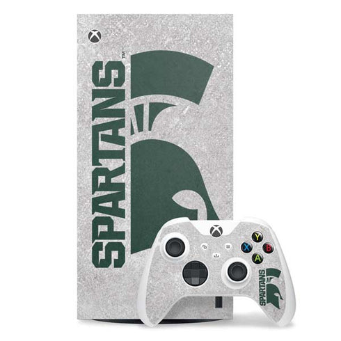 Michigan State University Spartans Half Logo Xbox Series X Skins